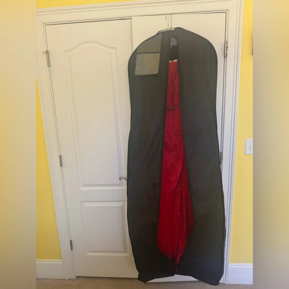 NWT Rachel Allan Red Prom Dress - Picture 14 of 14